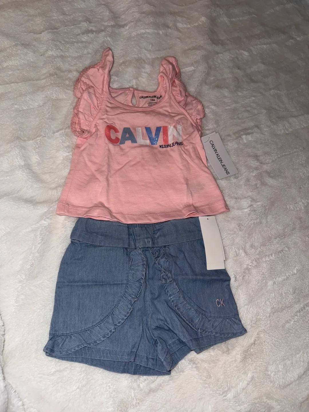 Baby Girl designers set  - Calvin Klein, Tommy Hilfiger & Guess image indicator(9)