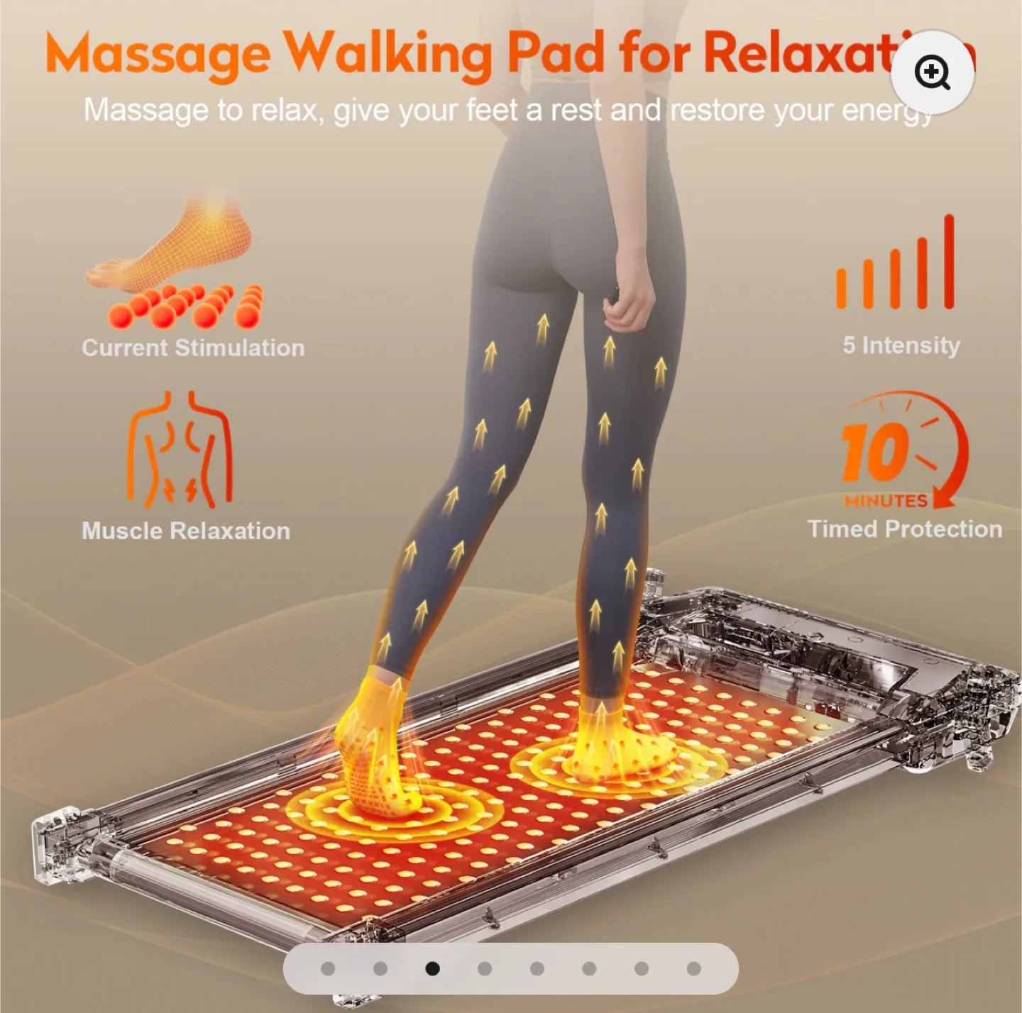 SPORT Model: 520A-A Dual-Sided Treadmill with Massage Function image indicator(4)