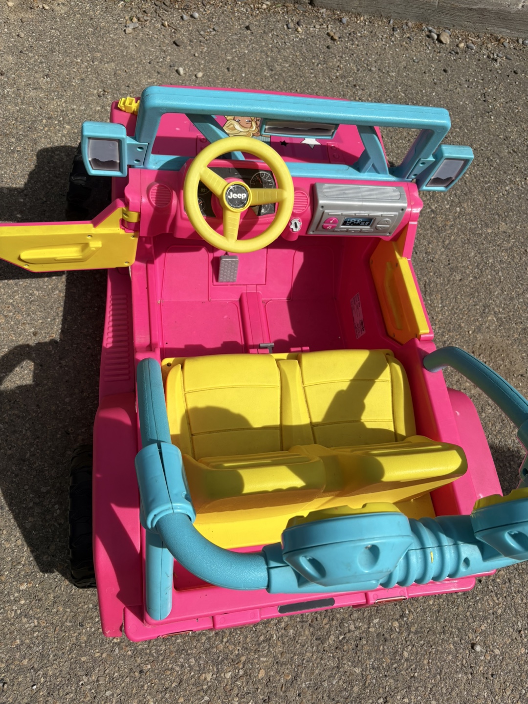 Barbie Jeep Power Wheels Ride-On toy car - photo 3