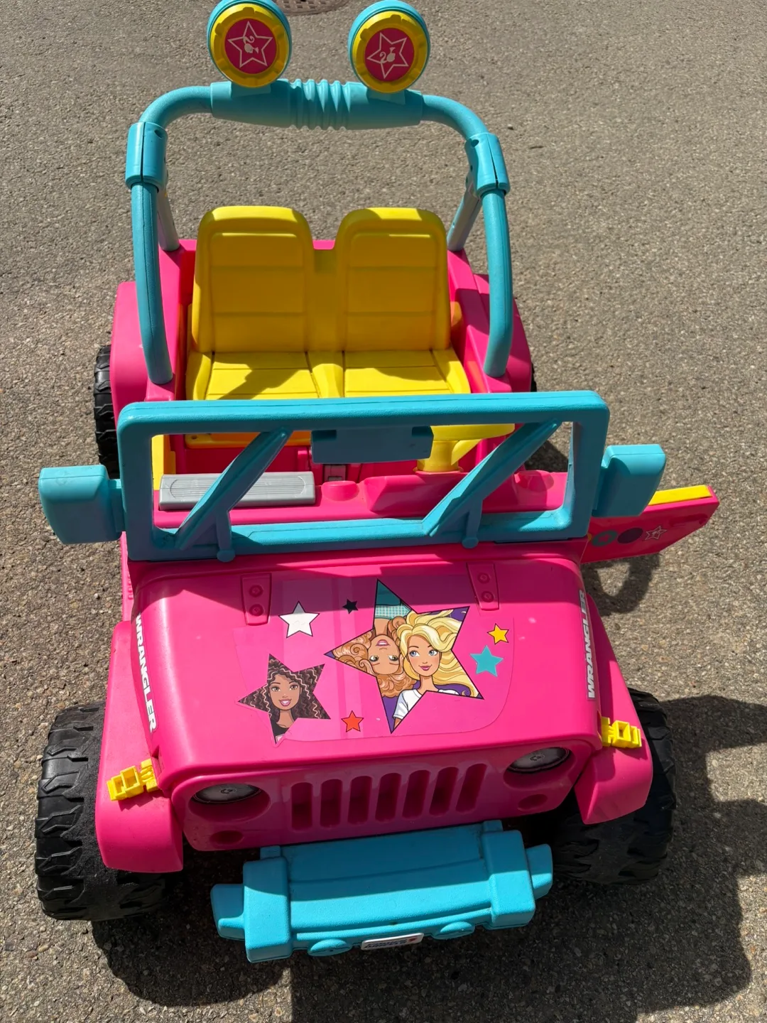 Barbie Jeep Power Wheels Ride-On toy car thumbnail