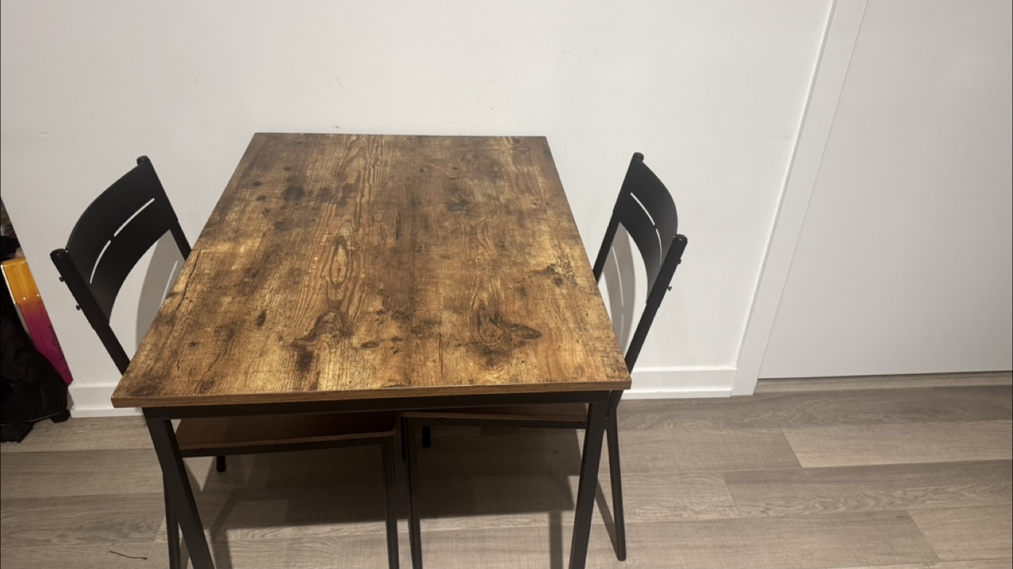 Small Dining Table Set with Two Chairs - photo 2