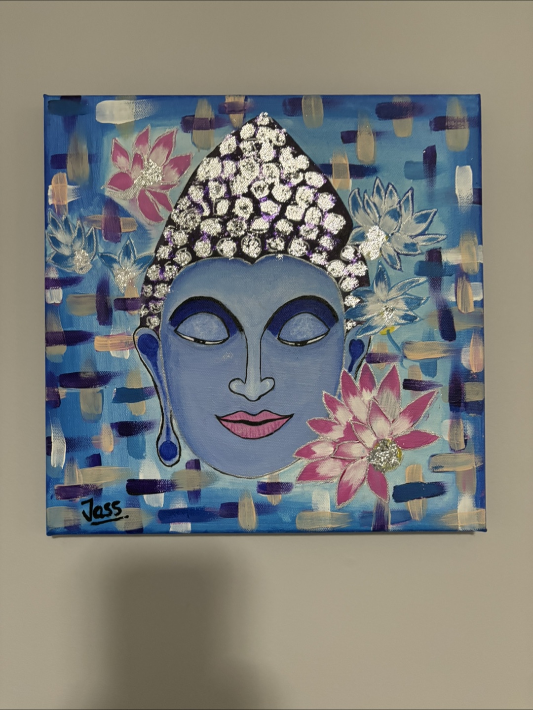 Set of Four Acrylic Paintings on Canvas - photo 3