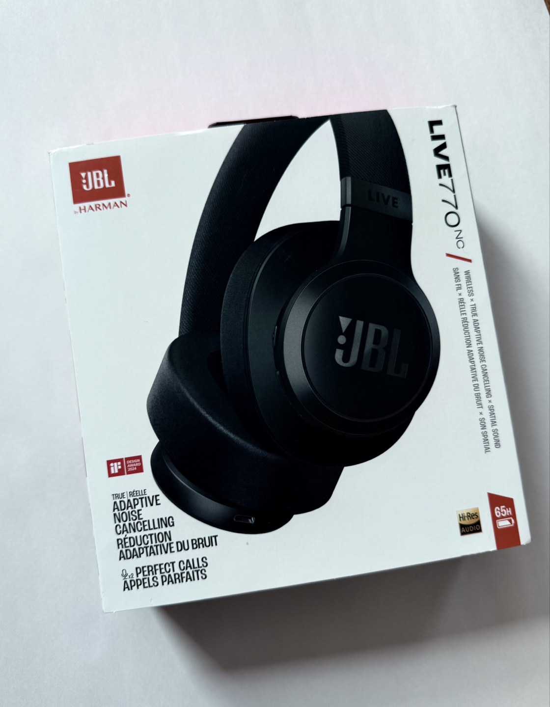 JBL LIVE770NC Wireless Noise Cancelling Headphones