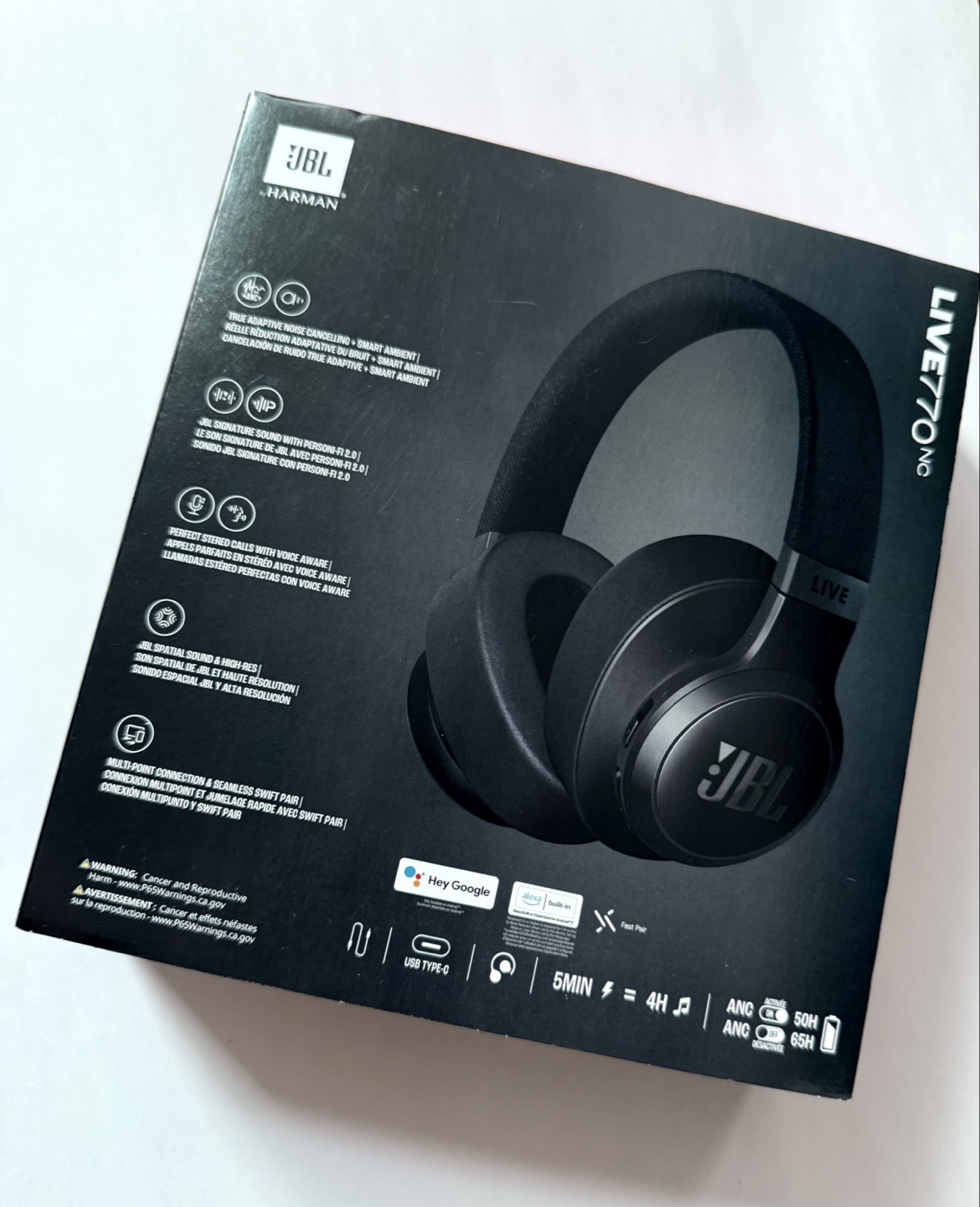 JBL LIVE770NC Wireless Noise Cancelling Headphones - photo 2