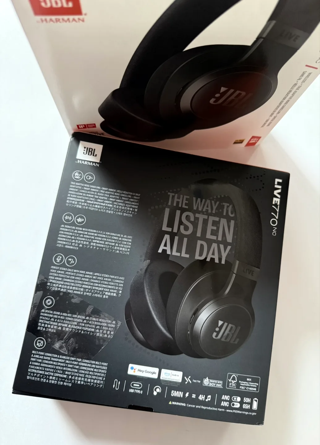 JBL LIVE770NC Wireless Noise Cancelling Headphones image indicator(9)