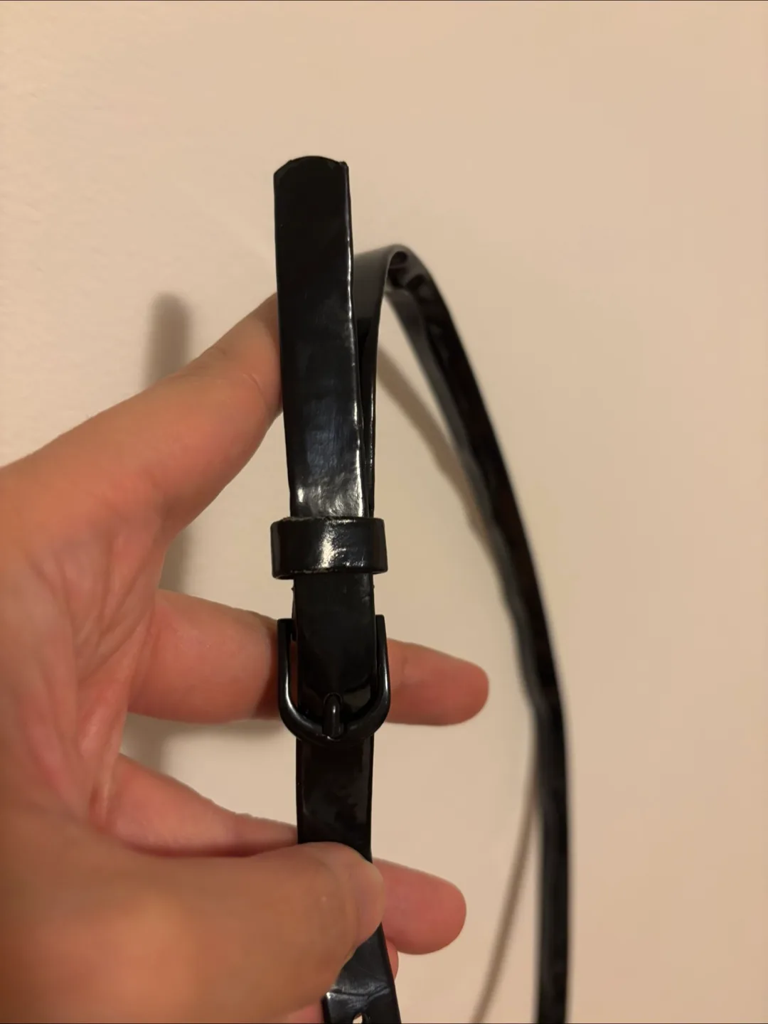 Black Patent Leather Belt thumbnail