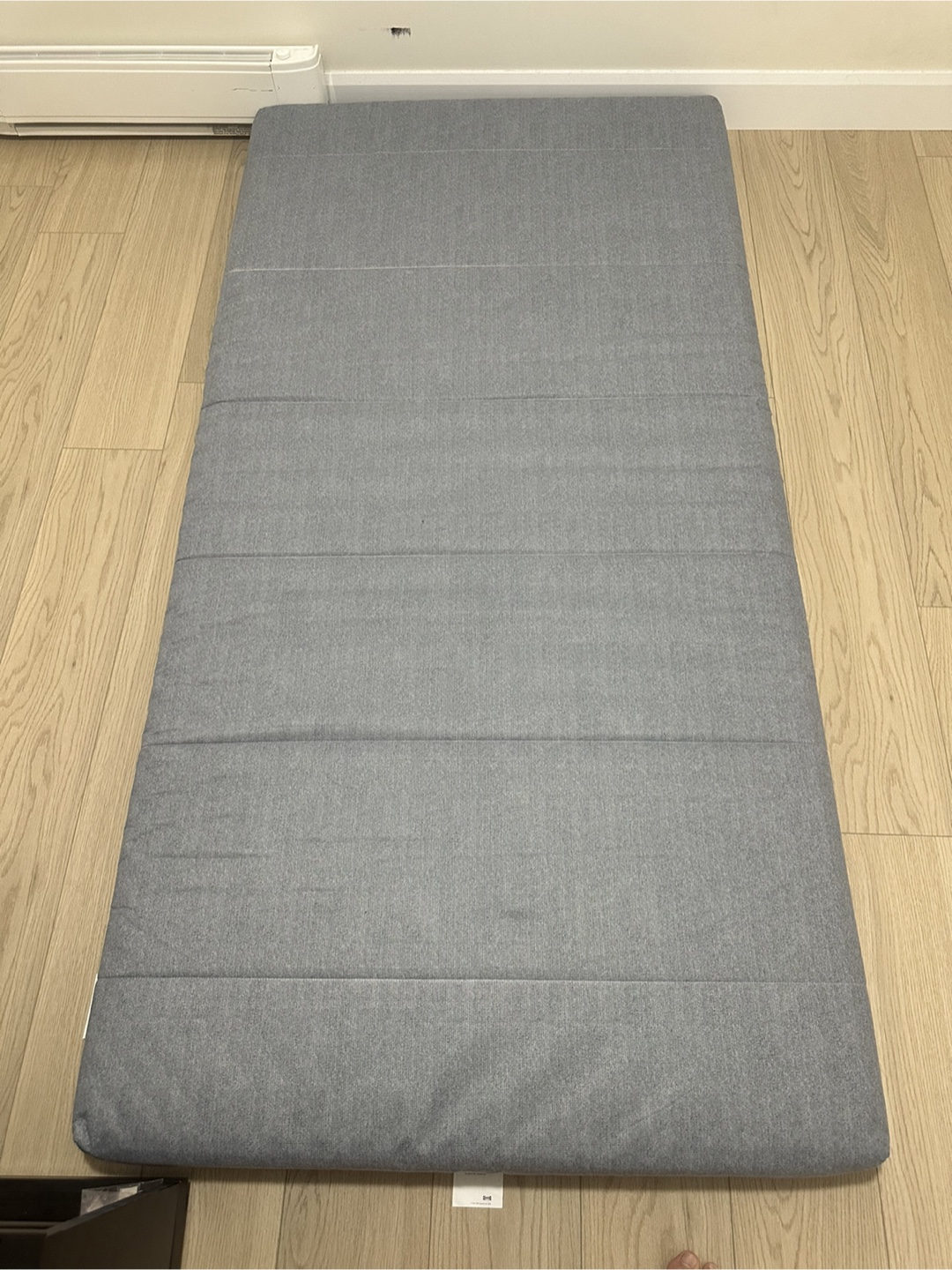 IKEA ÅGOTNES Twin Foam Mattress - Light Blue