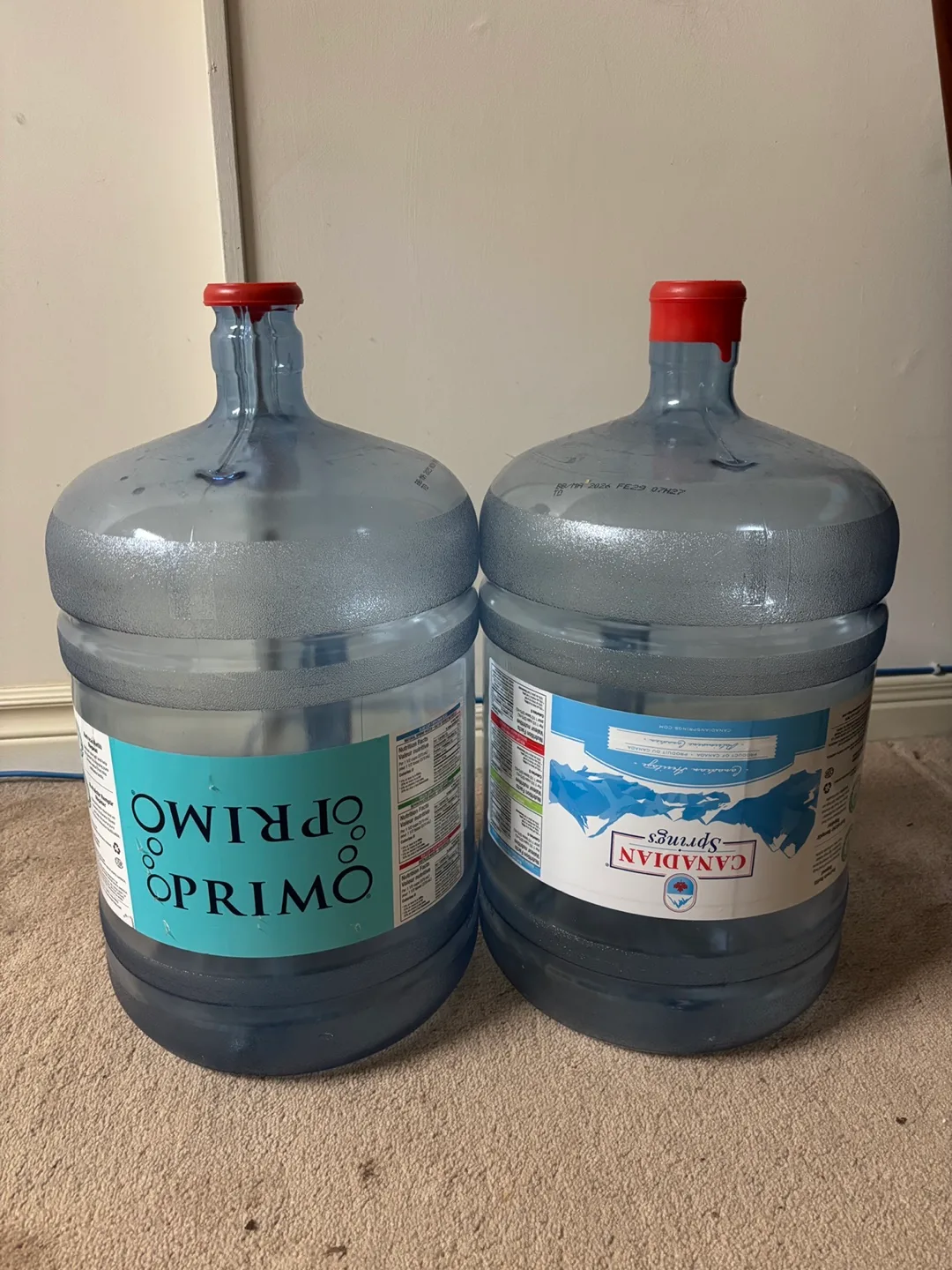 Two empty 5 gallon water jugs #freecycle thumbnail