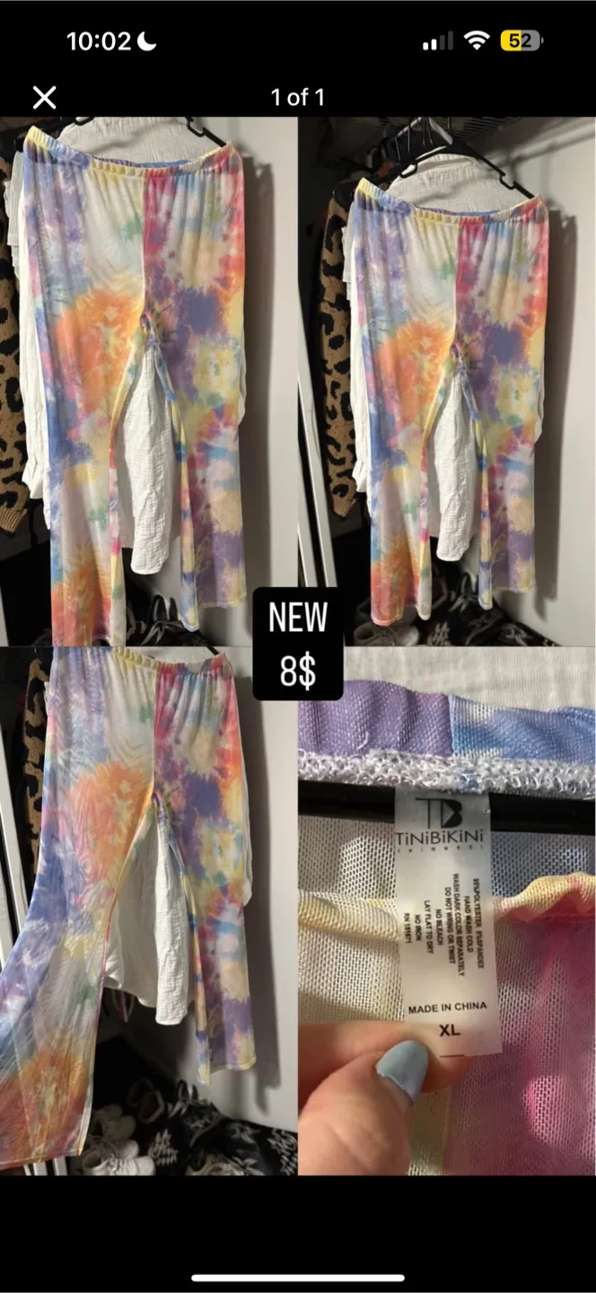 New Tie-Dye Mesh Pants XL thumbnail