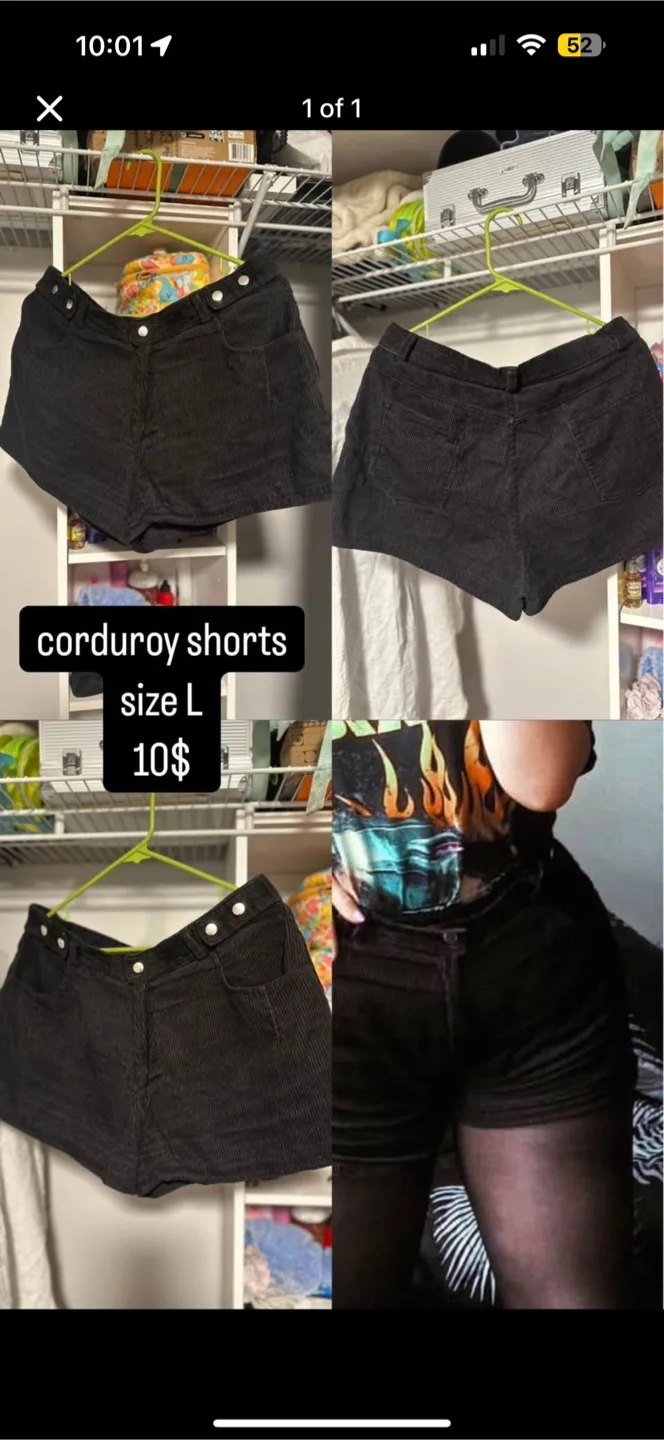 Corduroy Shorts Size L thumbnail