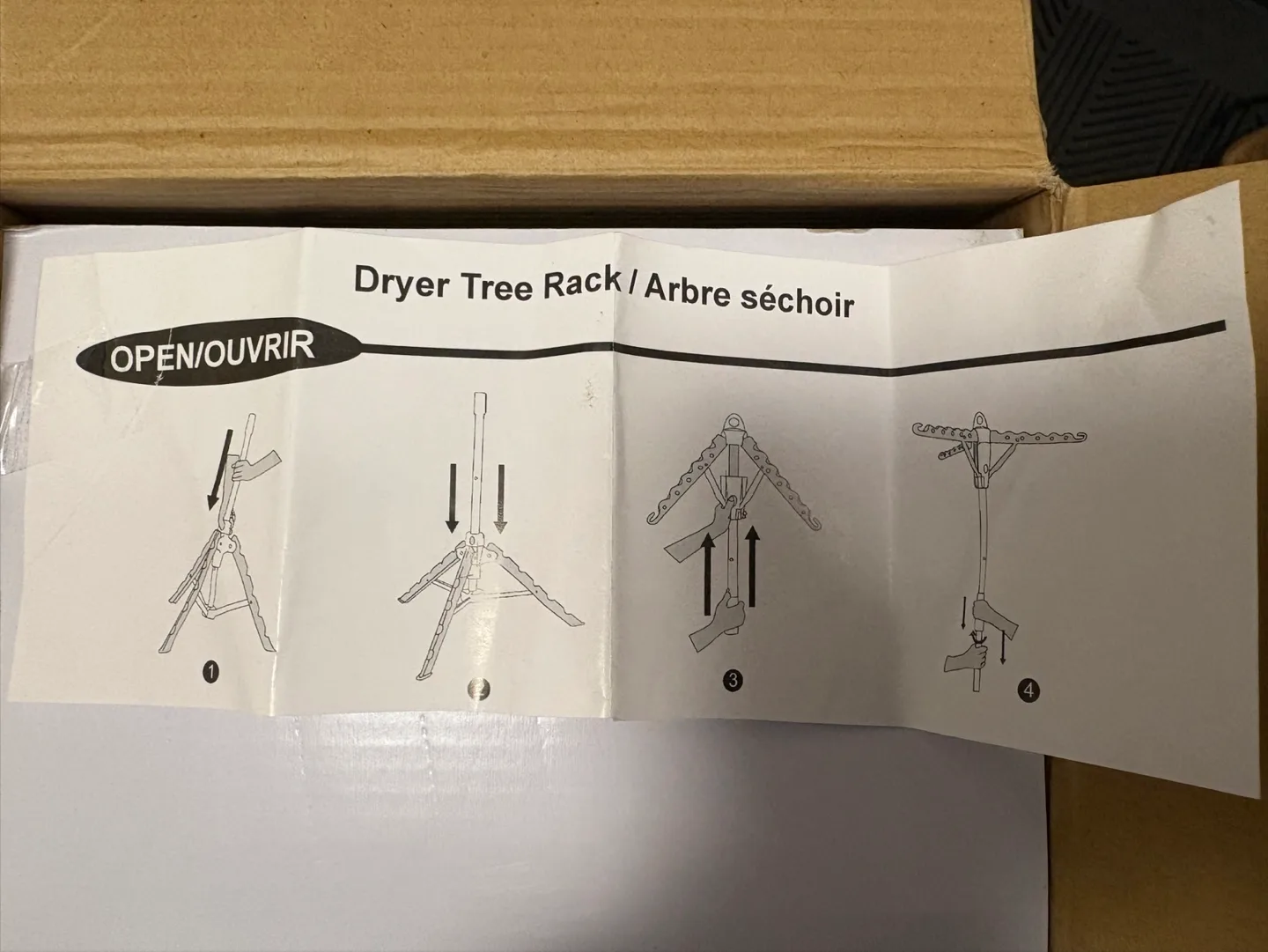 *Like New* Dryer Tree Rack - Collapsible and Portable image indicator(4)