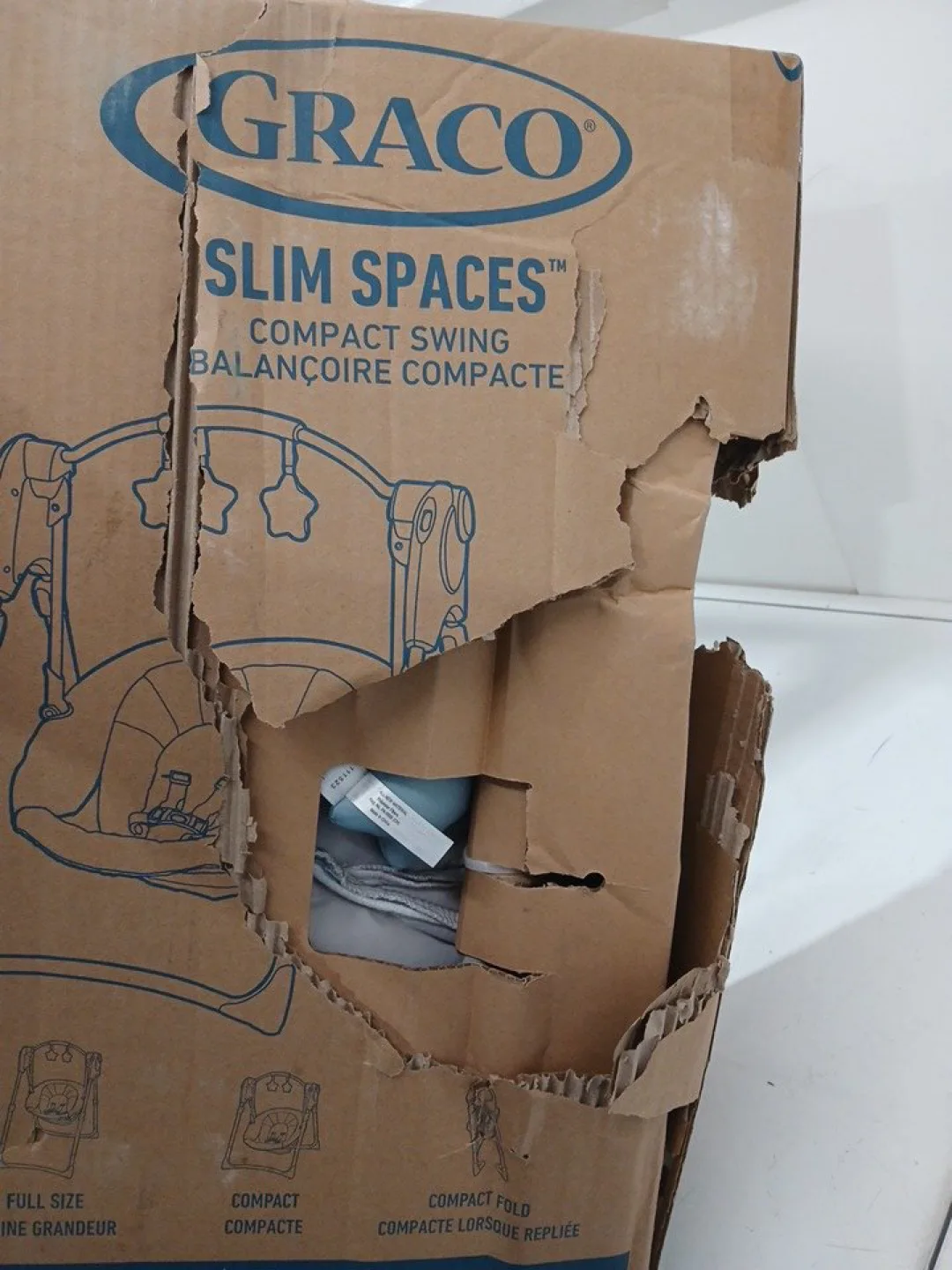 BRAND NEW GRACO SLIM SPACES COMPACT SWING image indicator(5)