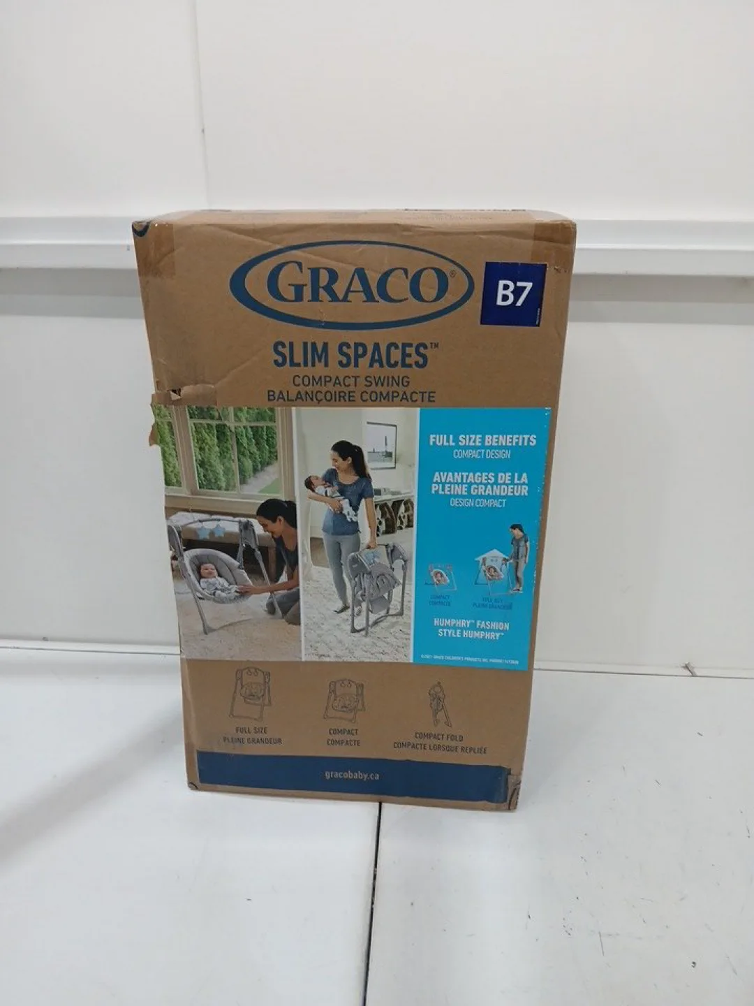 BRAND NEW GRACO SLIM SPACES COMPACT SWING image indicator(2)