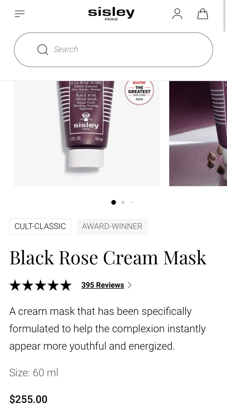Sisley BLACK ROSE CREAM MASK brand new image indicator(3)