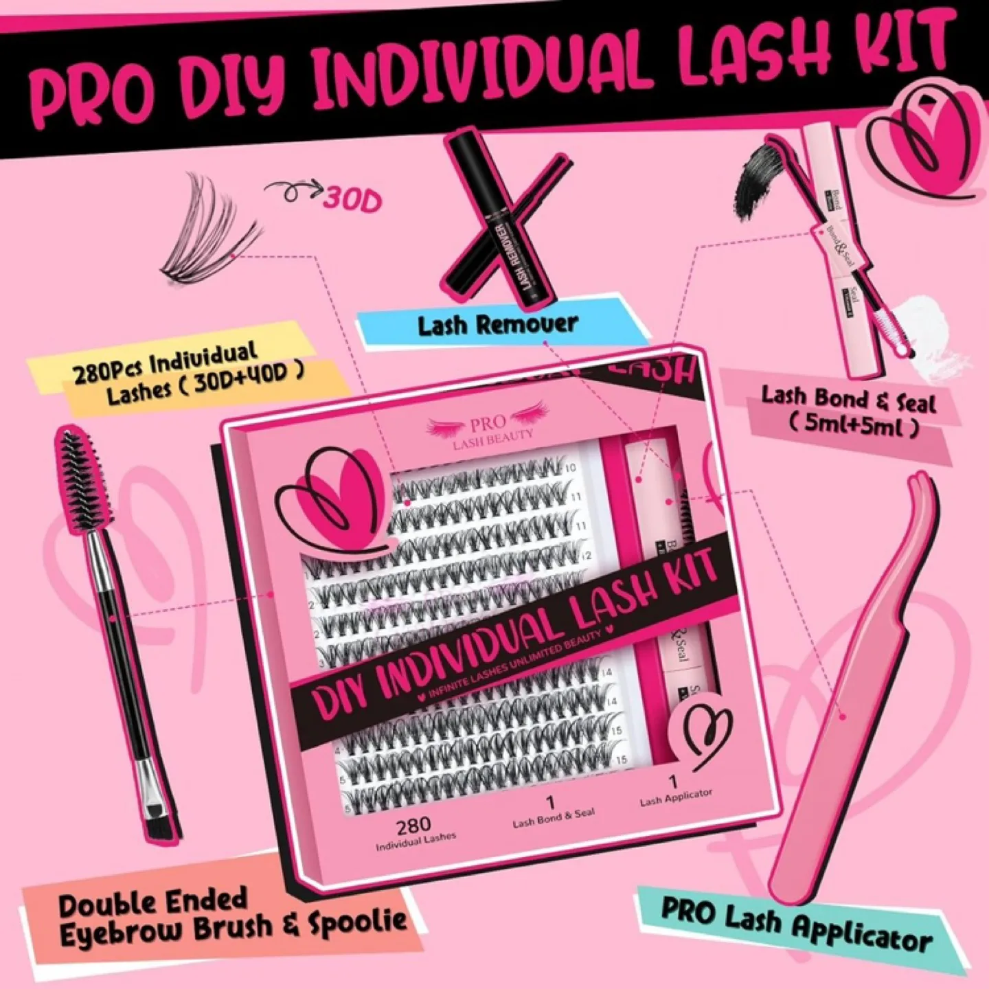 BRAND NEW DIY LASH EXTENSION KIT thumbnail