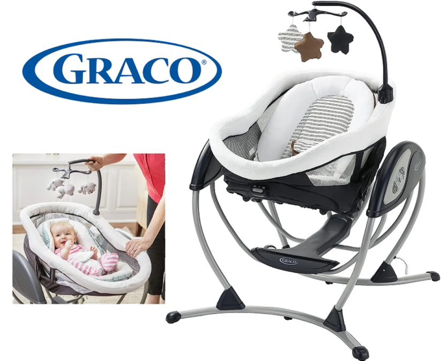 Used GRACO DUOGLIDER SWING /Baby Swing thumbnail