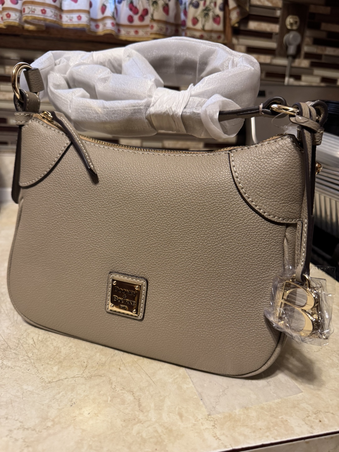Dooney & Bourke Crossbody Shoulder Bag Purse - Taupe - photo 2