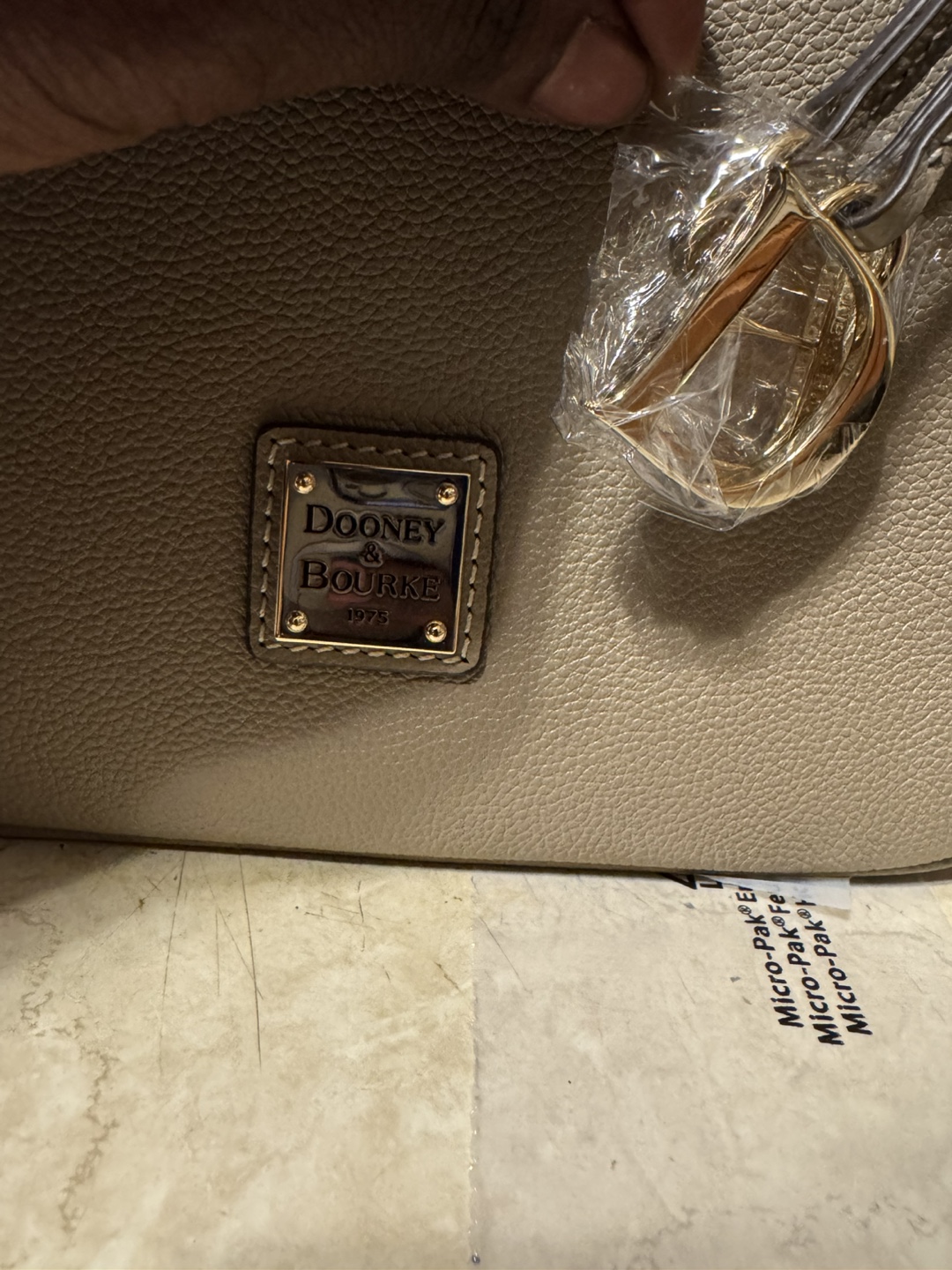 Dooney & Bourke Crossbody Shoulder Bag Purse - Taupe - photo 5