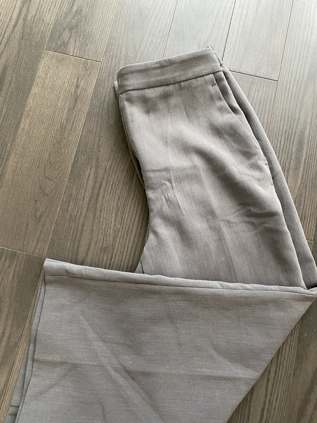 Zara Grey Wide Leg Trousers - Size 26