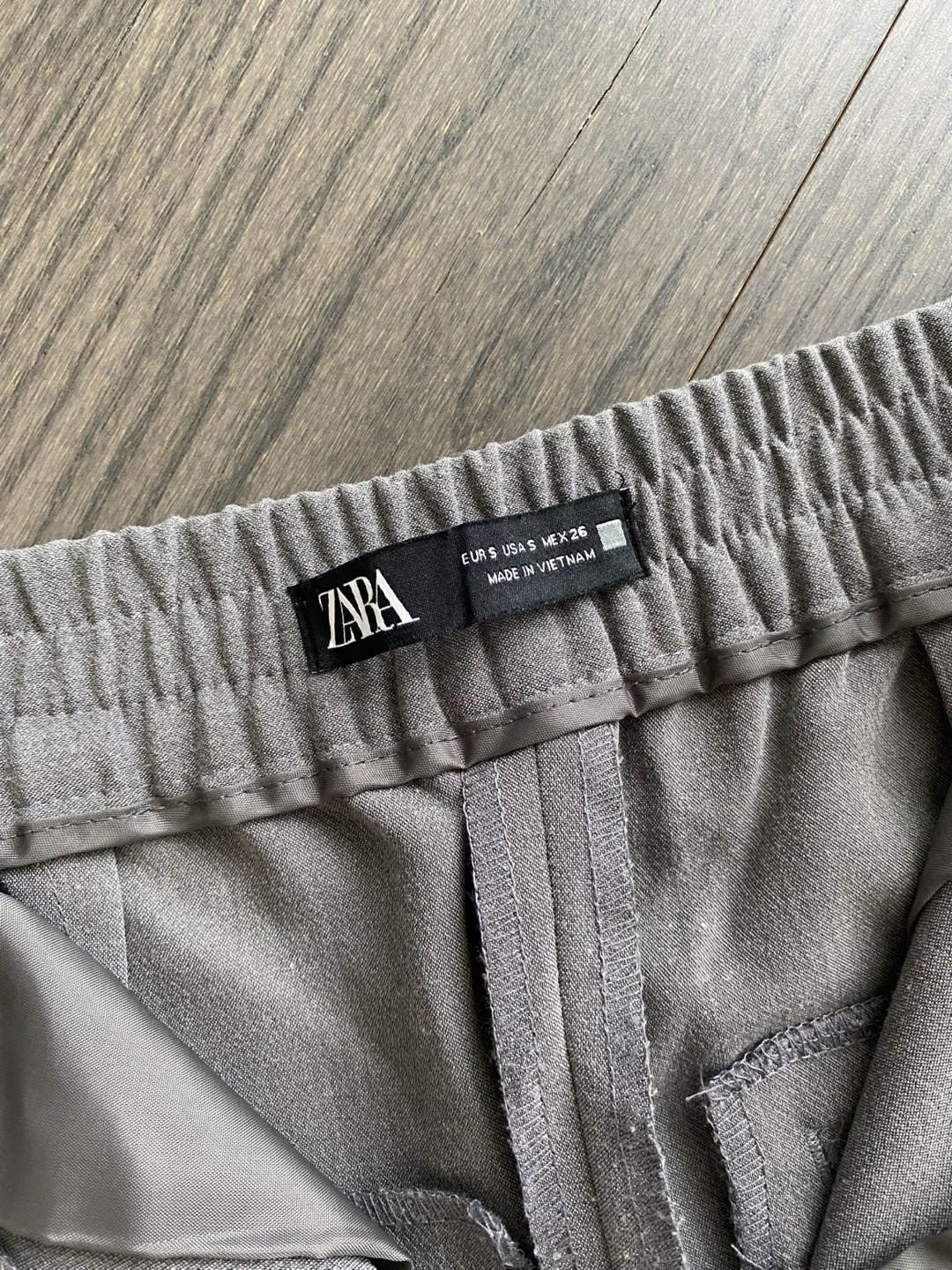 Zara Grey Wide Leg Trousers - Size 26 - photo 2
