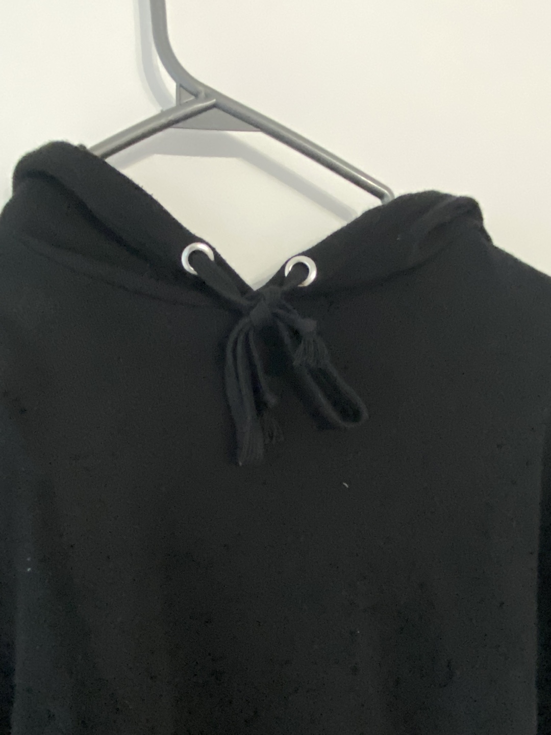Black cropped hoodie - XS - photo 2