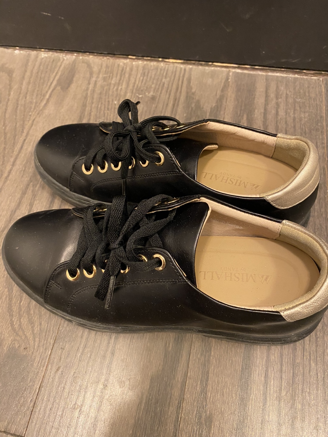 Black Platform Shoes Size W 6.5-7