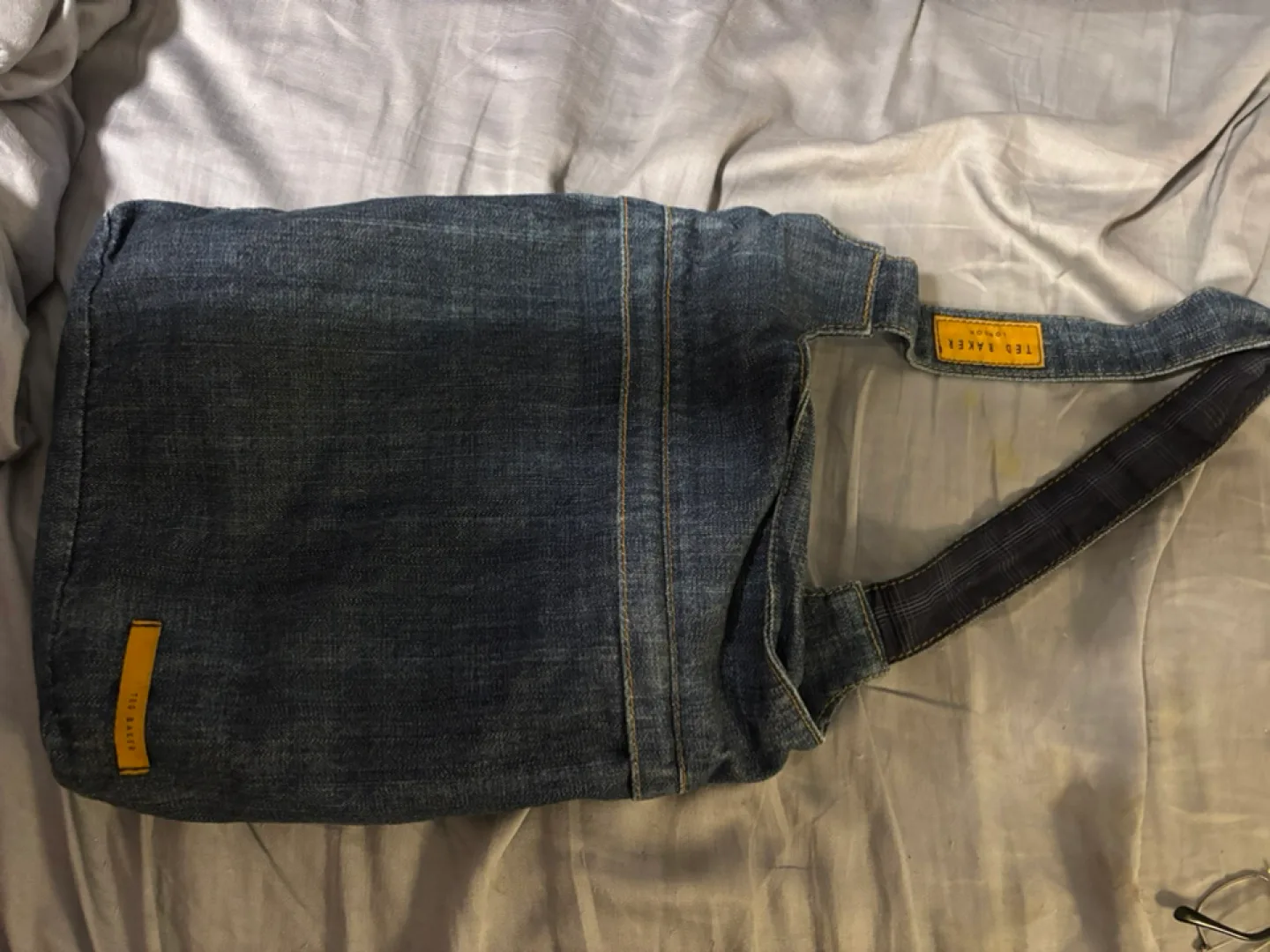 Ted Baker London Blue Denim Adjustable Shoulder Bag thumbnail