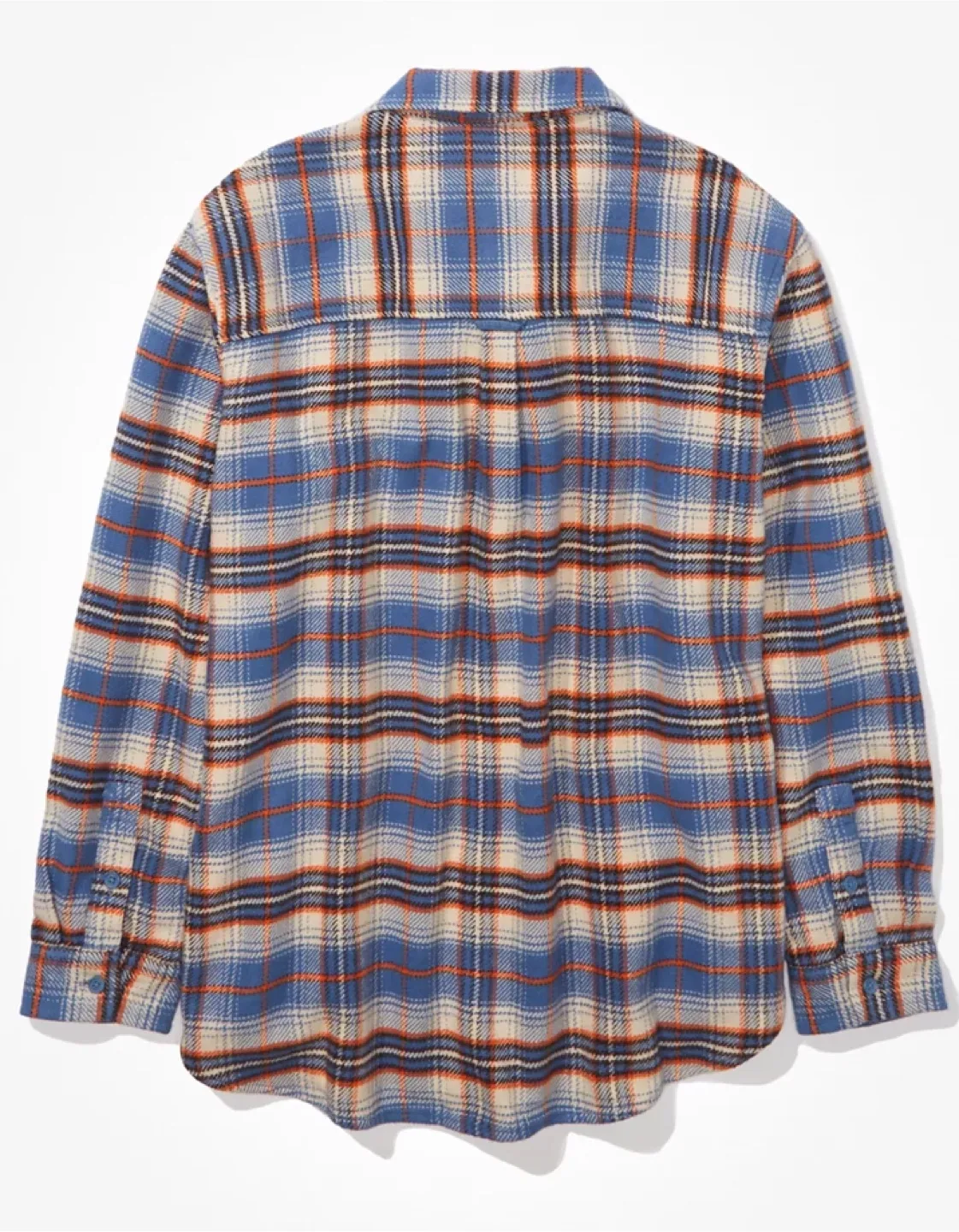 American Eagle Oversized plaid cotton Button-Up Shirt size xs/s image indicator(5)