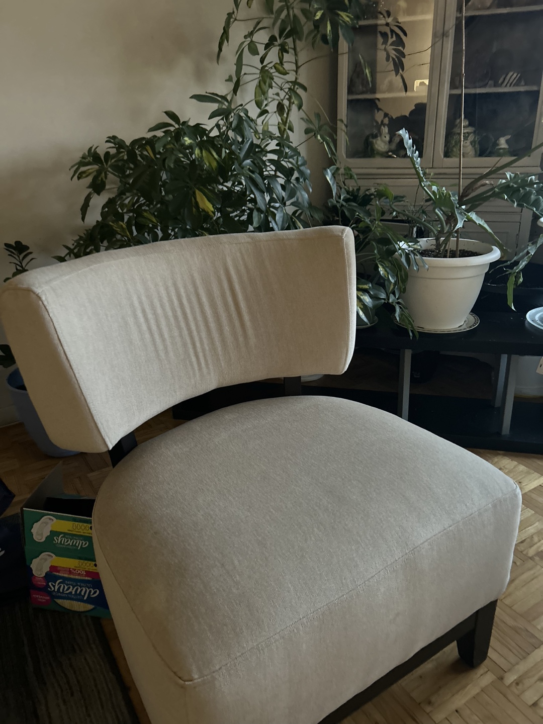 Beige Accent Chair
