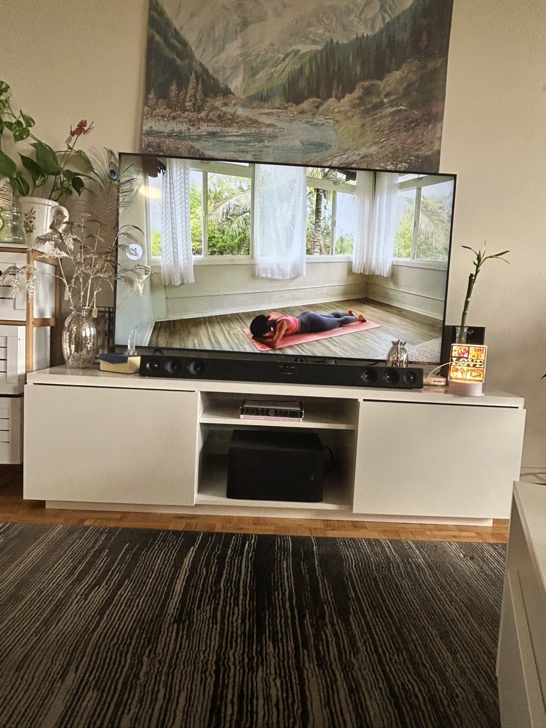 White TV Stand