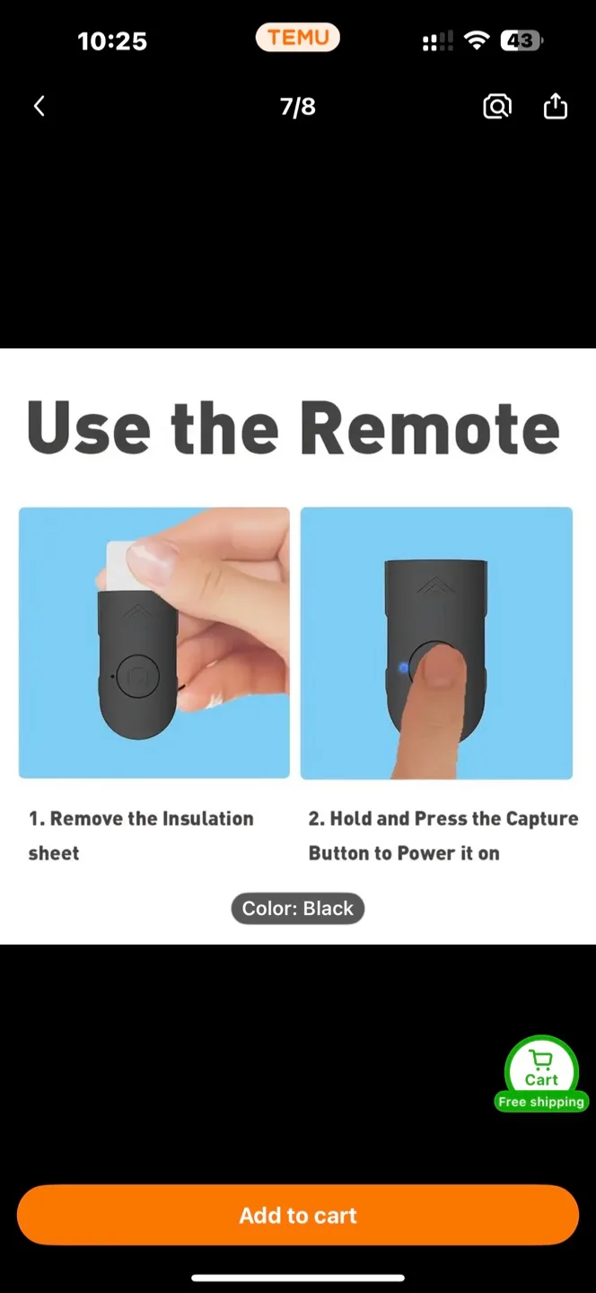 Extendable Cell Phone Selfie Stick image indicator(5)