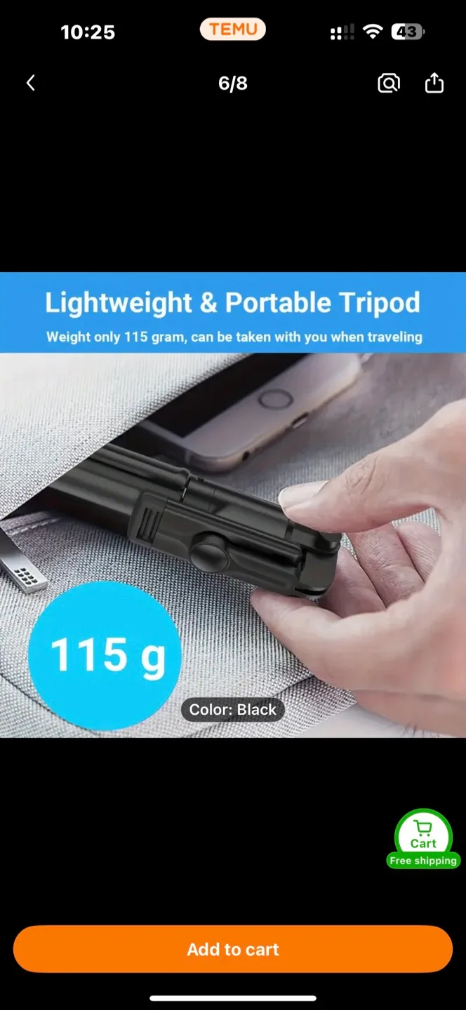 Extendable Cell Phone Selfie Stick image indicator(4)