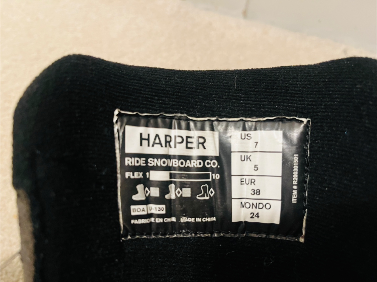 Ride Harper Snowboard Boots - Women's Size 7 - photo 3