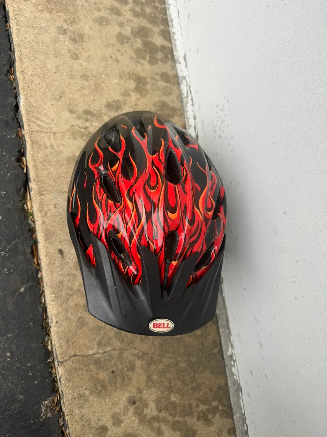 Bell Kids Bike Helmet, Flame Design thumbnail
