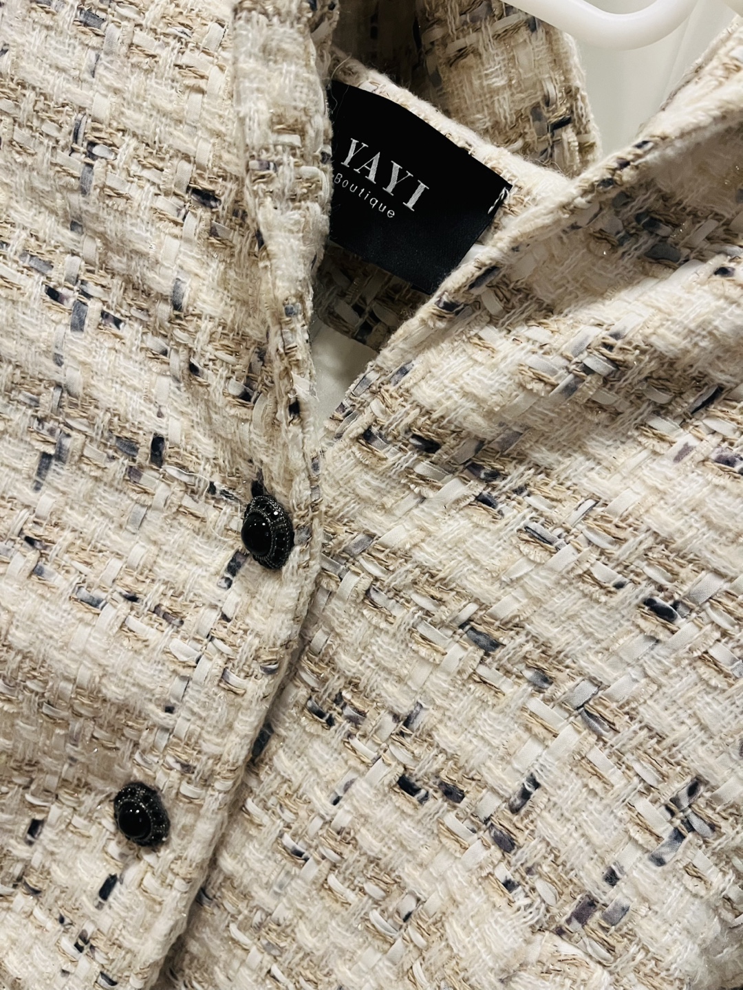 New YAVI Boutique Cropped Tweed Jacket - photo 3