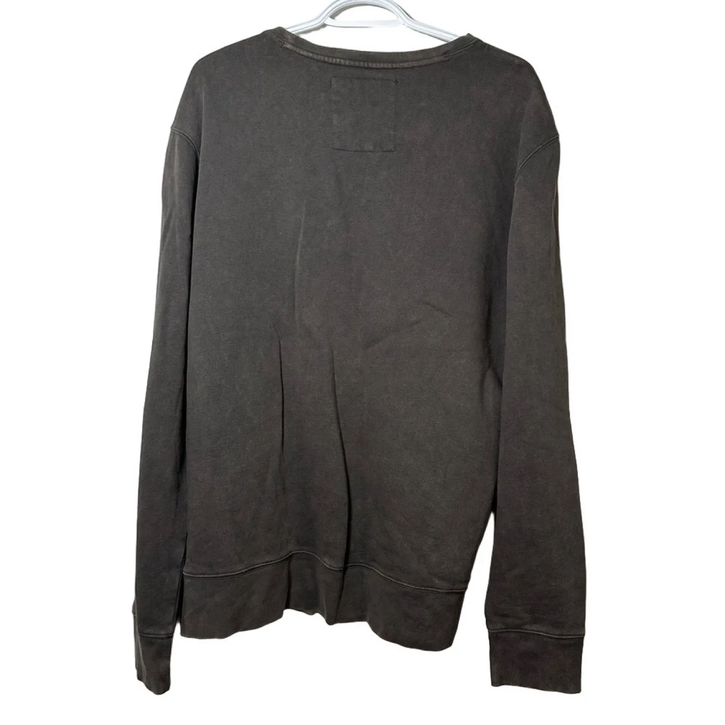 Men's XL  Gap Oversized Brown Sweatshirt V Stitch Detail Size XL image indicator(2)