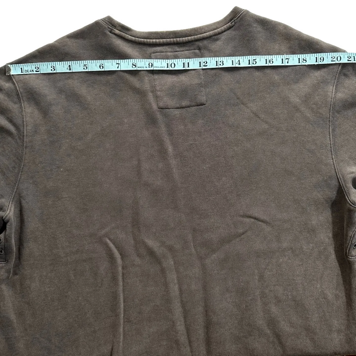 Men's XL  Gap Oversized Brown Sweatshirt V Stitch Detail Size XL image indicator(8)