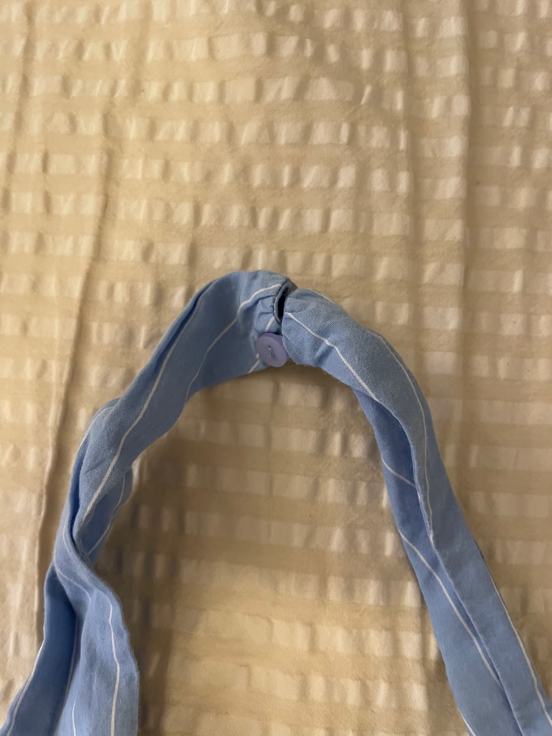 Zara Blue Striped Halter Top - photo 2