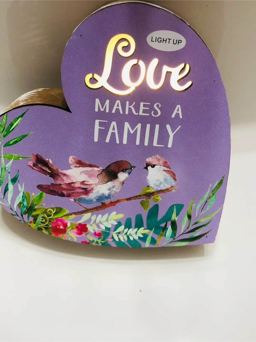 Set of Two Light-Up Heart-Shaped Decor image indicator(2)