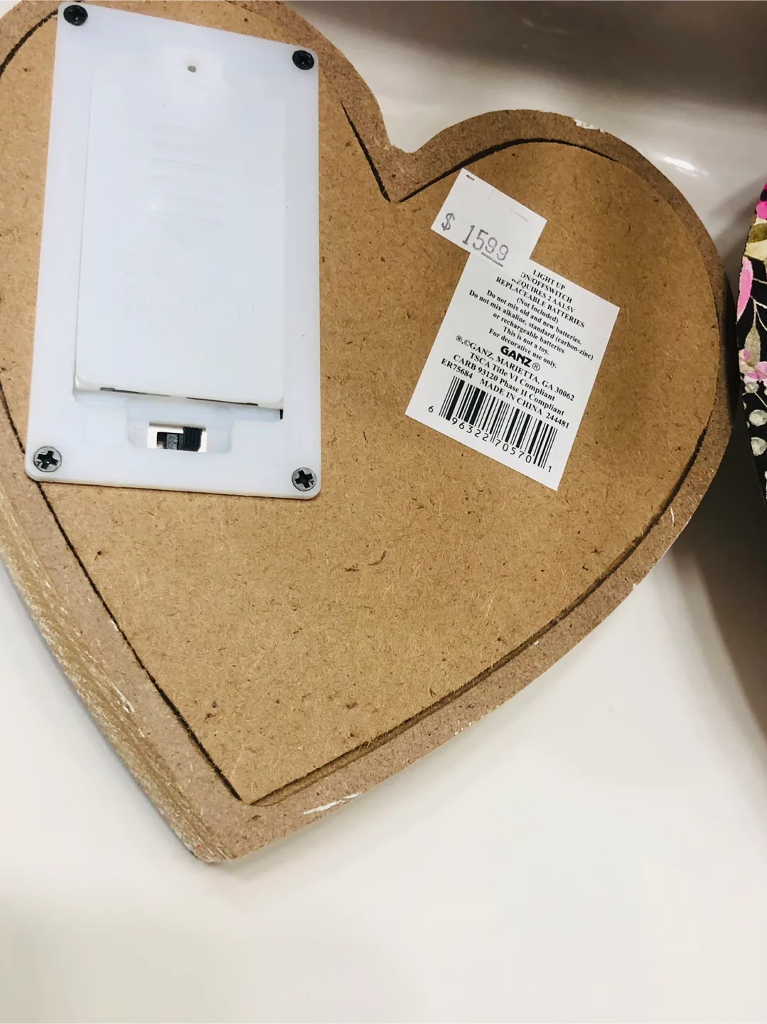 Set of Two Light-Up Heart-Shaped Decor image indicator(5)