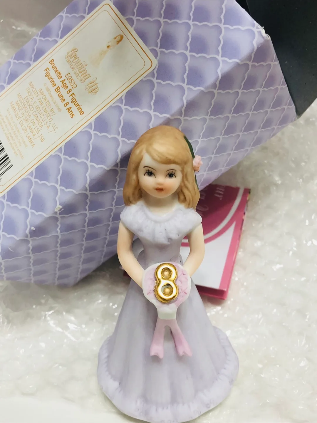 NEW Precious Moments Birthday Figurine 8th Birthday thumbnail