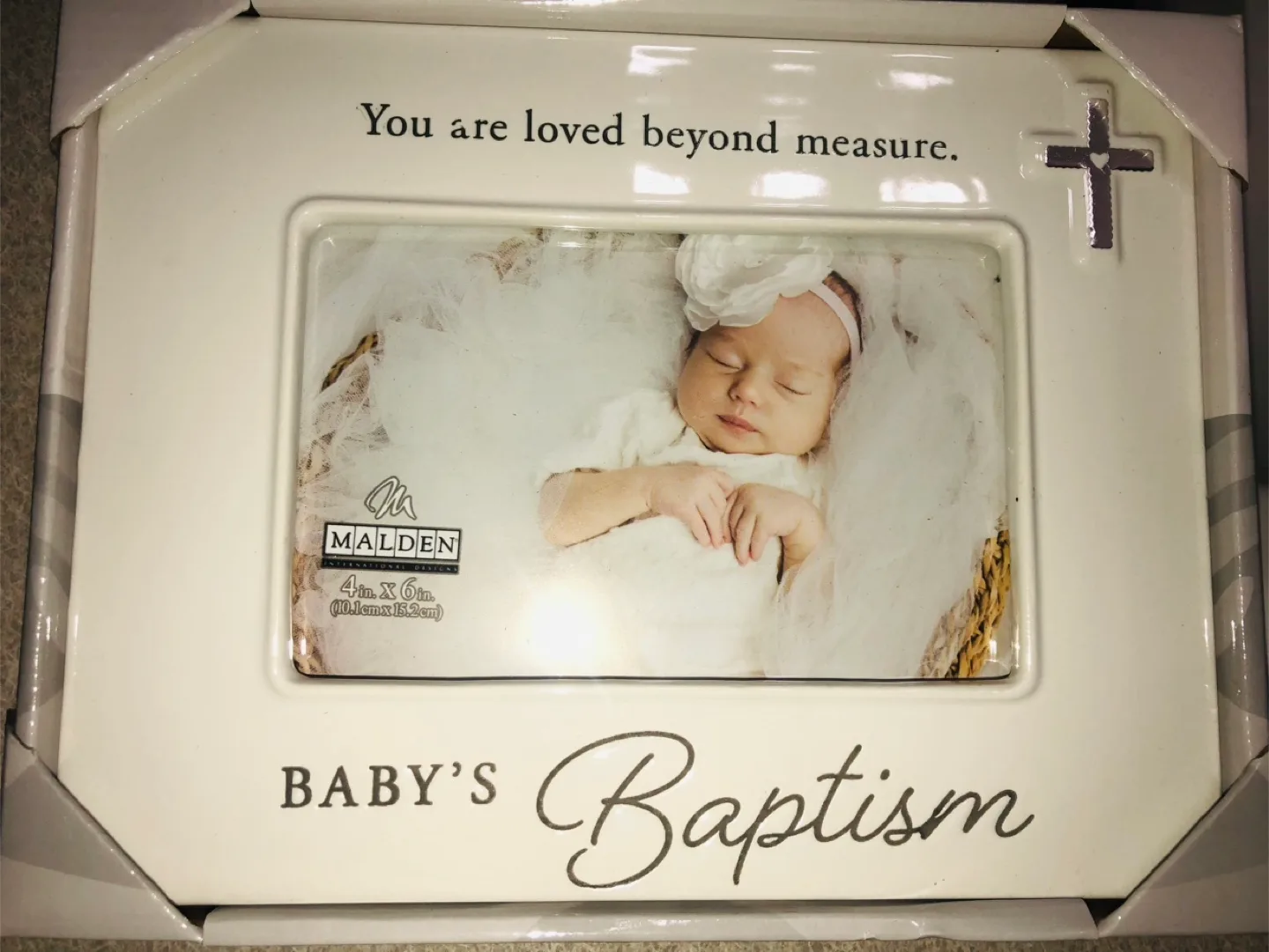 NEW Baby's Baptism Photo Frame thumbnail
