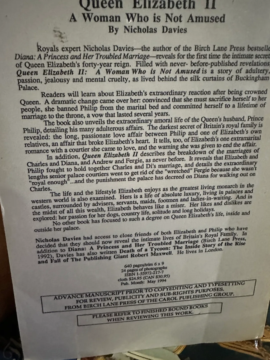 Queen Elizabeth II: A Woman Who Is Not Amused by Nicholas Davies image indicator(2)