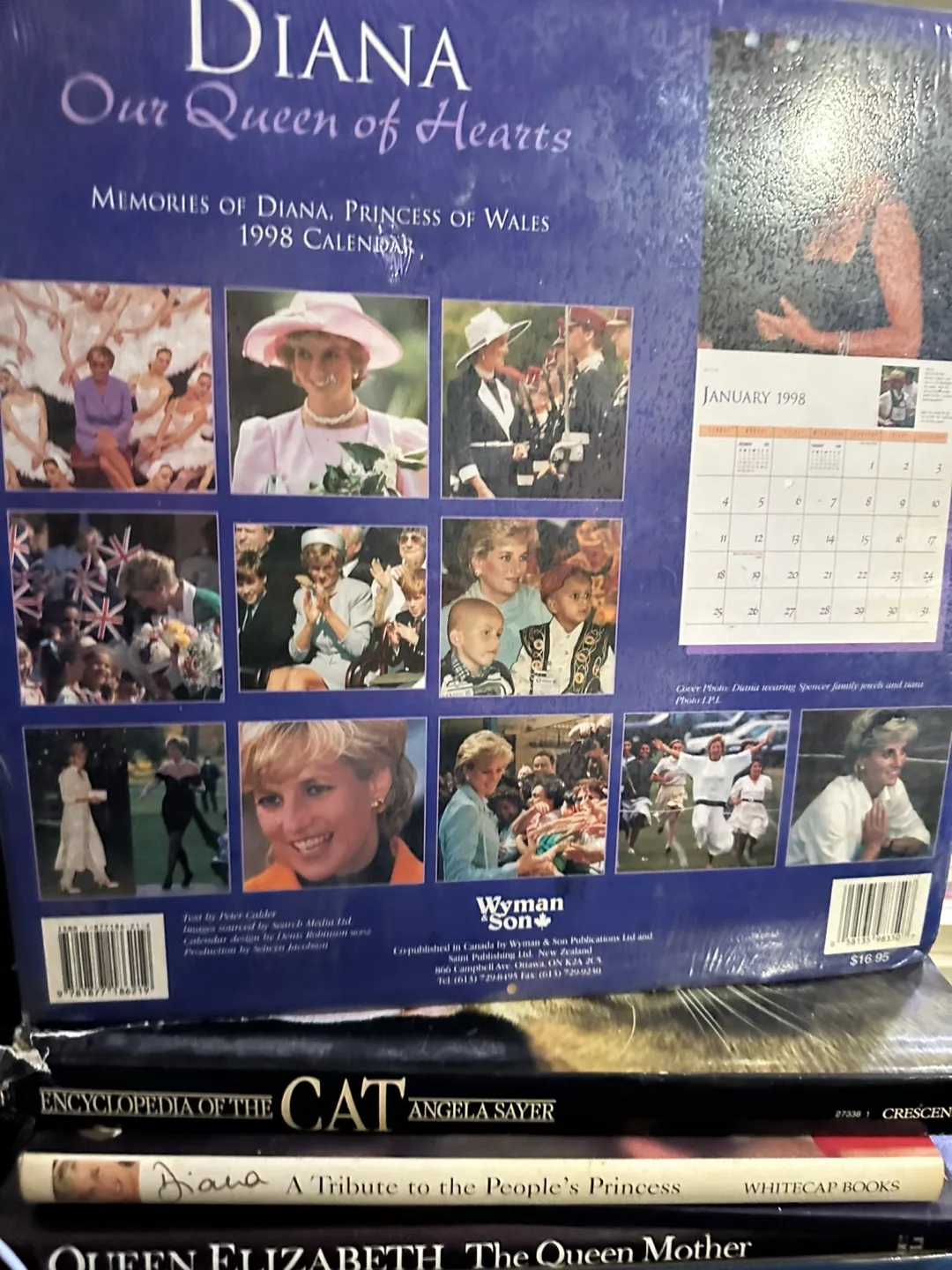 1998 Diana Princess of Wales Calendar image indicator(2)