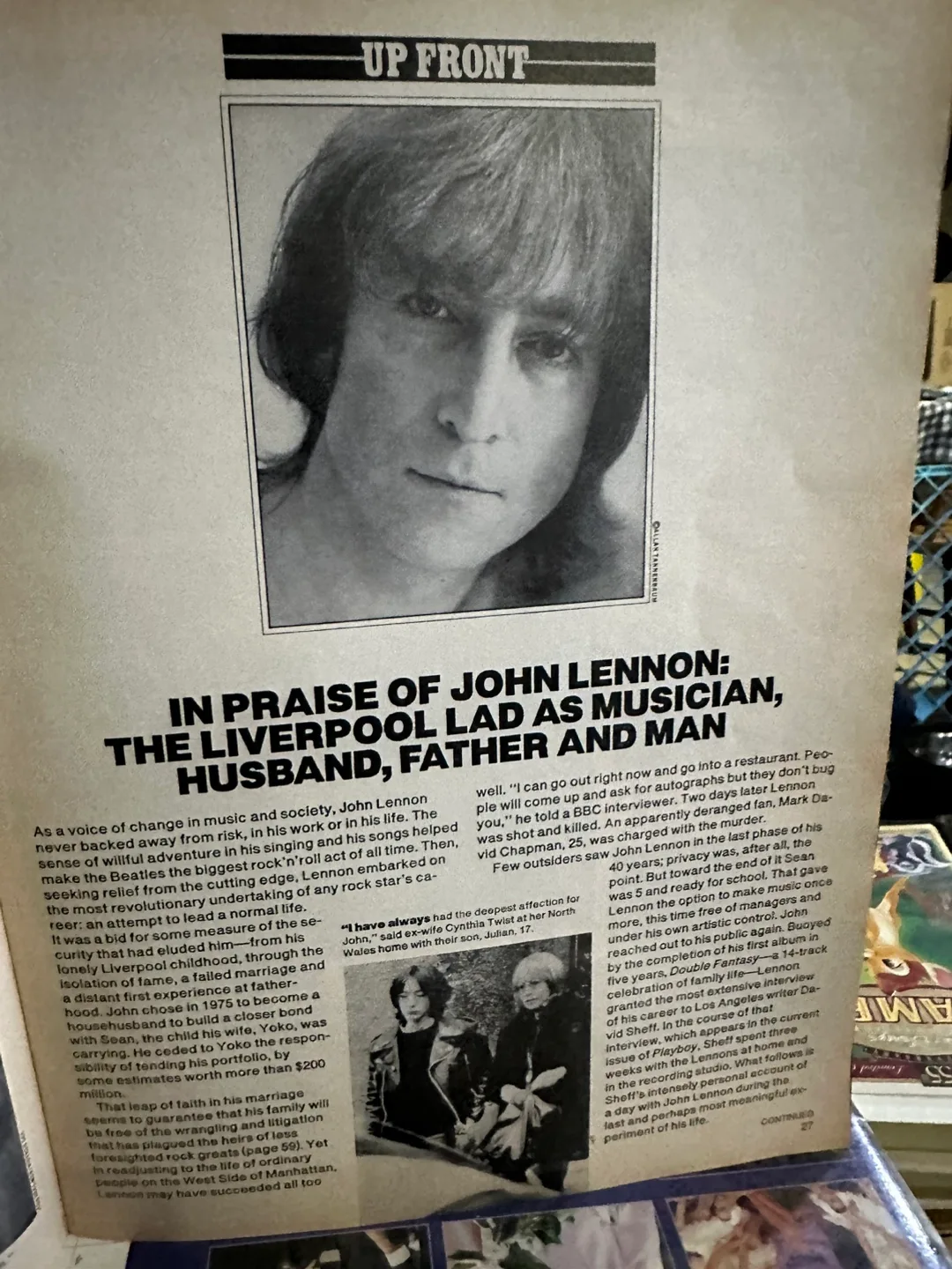 People Magazine - John Lennon Tribute - December 22, 1980 image indicator(2)