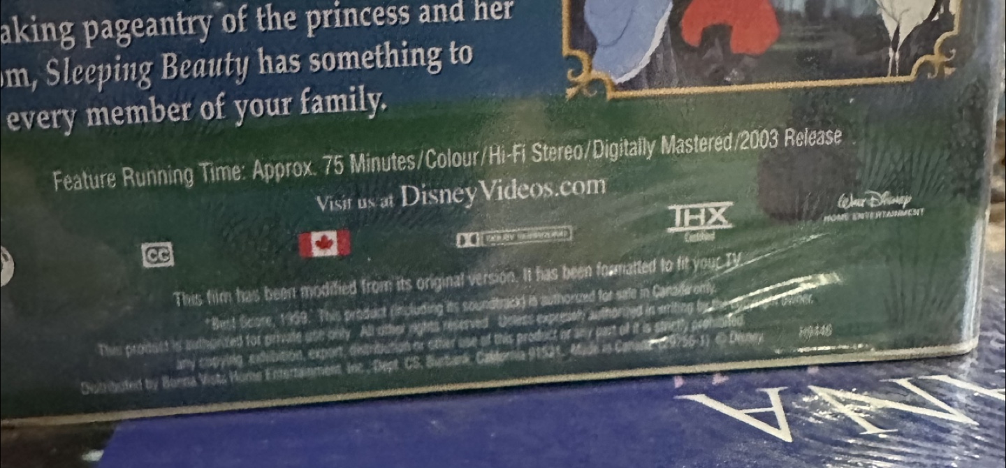 Sleeping Beauty VHS Special Edition - photo 3