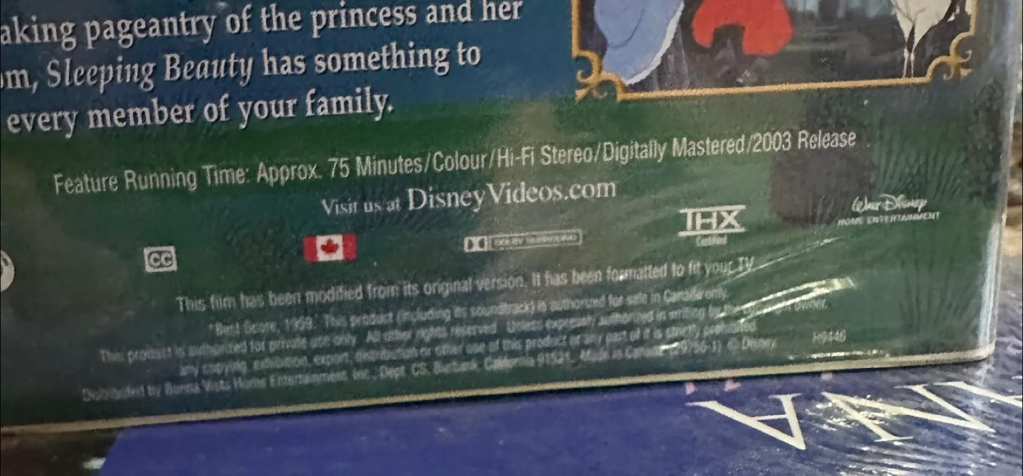 Sleeping Beauty VHS Special Edition image indicator(3)