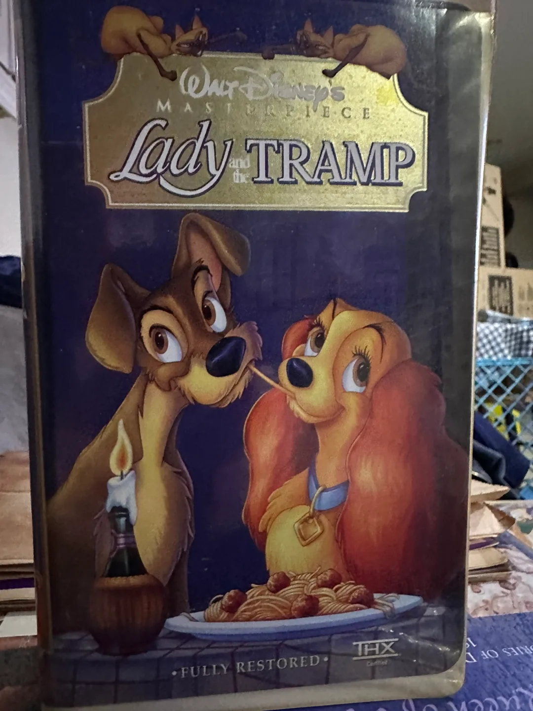 Disney's Lady and the Tramp VHS - Fully Restored Masterpiece thumbnail