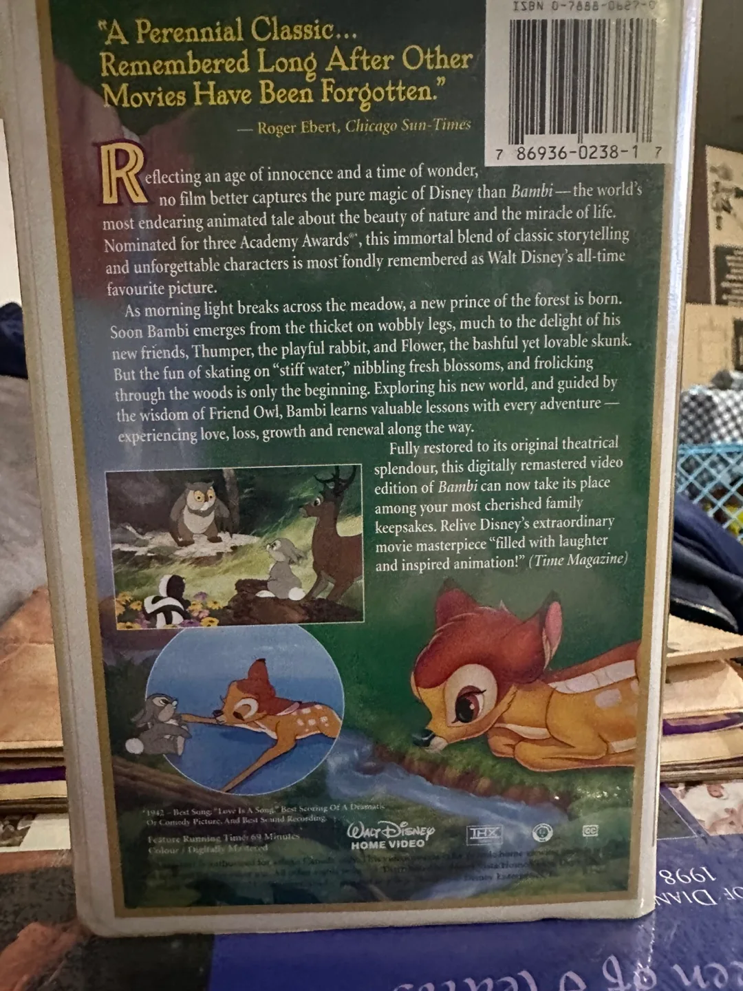 Walt Disney's Bambi 55th Anniversary VHS image indicator(2)