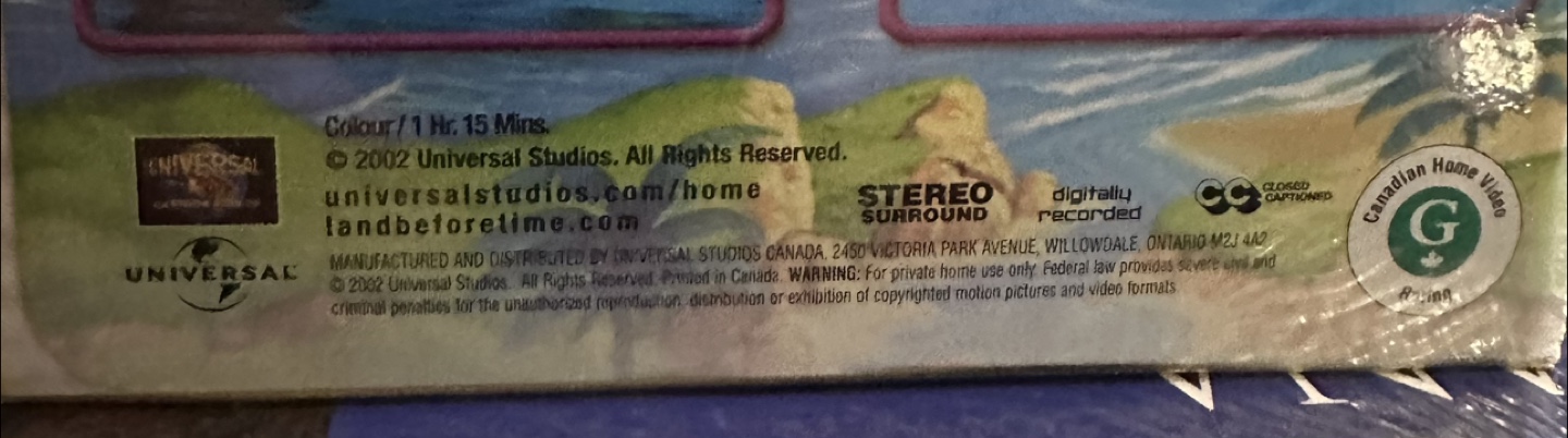 The Land Before Time VII: Journey to Big Water VHS Tape - photo 3